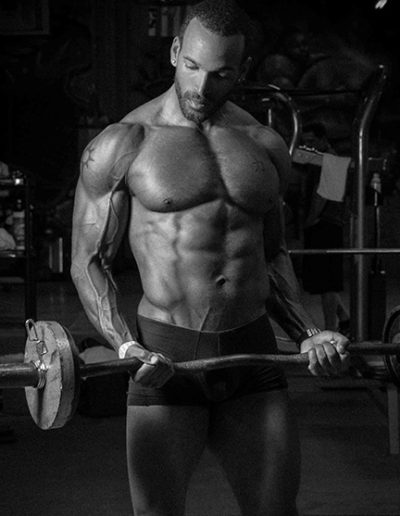 Las Vegas Fitness Photography barbell curls